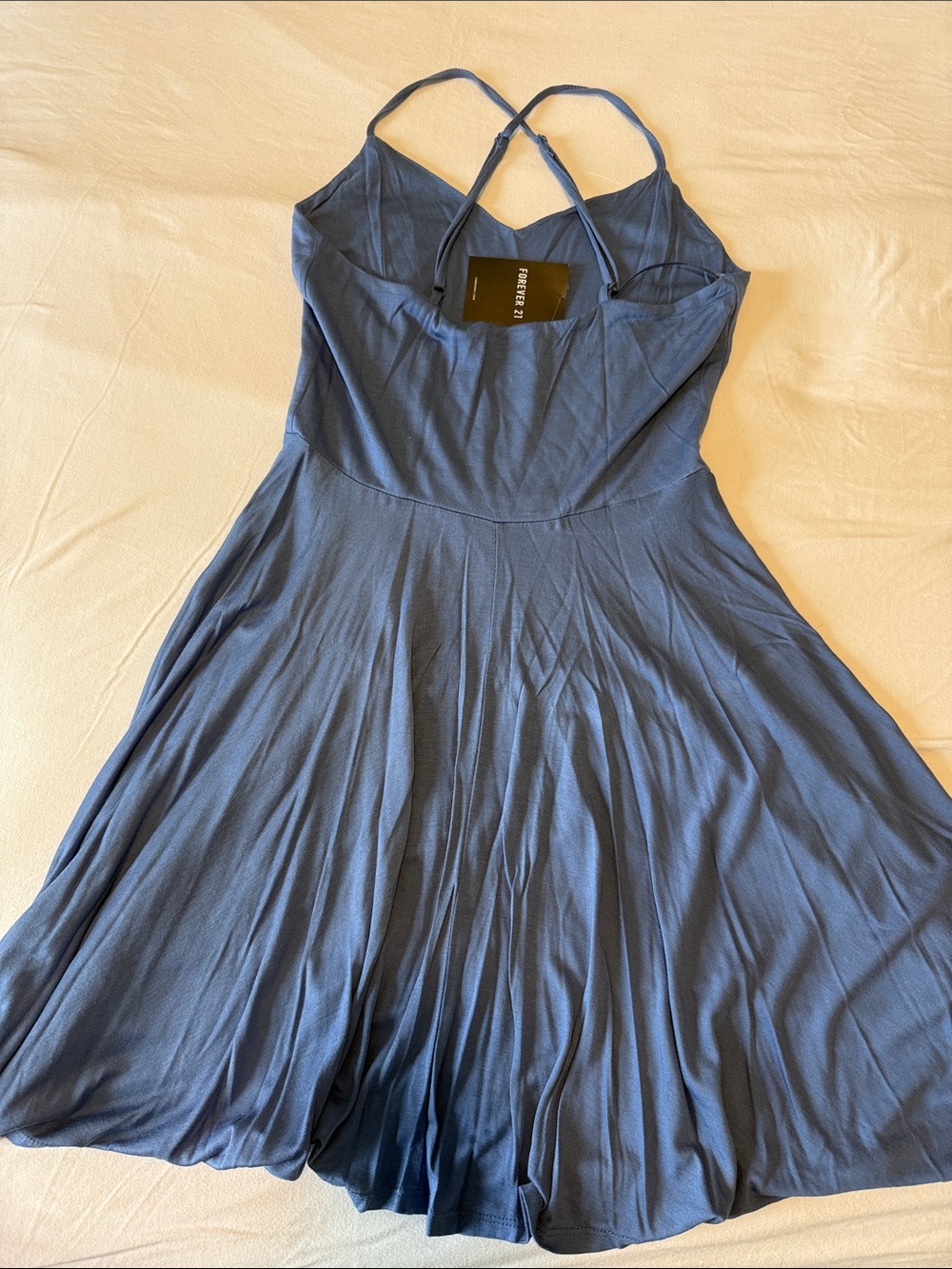 Forever 21 Spaghetti Strap Mini Dress Duo in Blue and Mustard - Picture 5 of 7